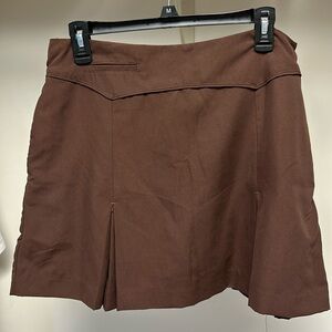 Brown Izod golf skort size 6